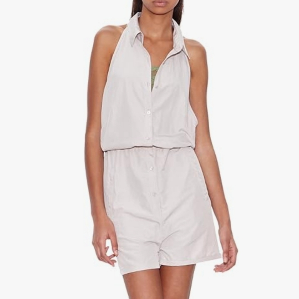 Cheap Monday Angel Romper Jumpsuit in Putty, NWT, Size Medium, Cream, 2012